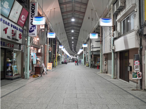 写真：商店街